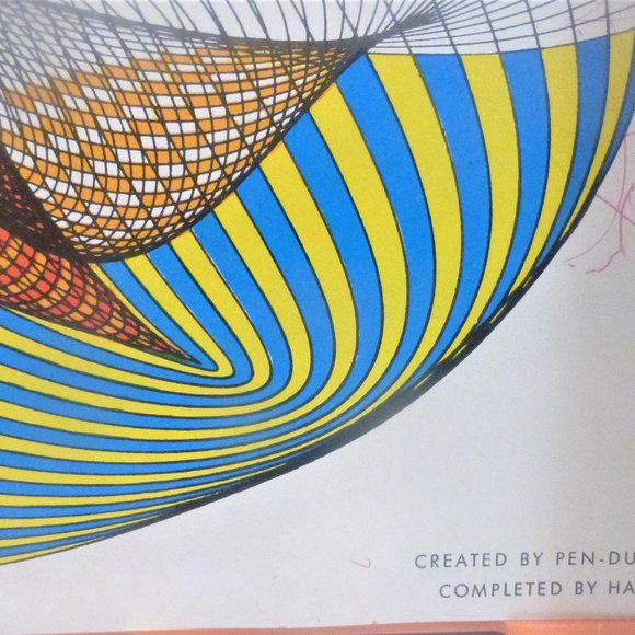 1970 PEN-DUL-ART Magic RAINBOW Pendulum Art Germany Handmade French English - Picture 8 of 12